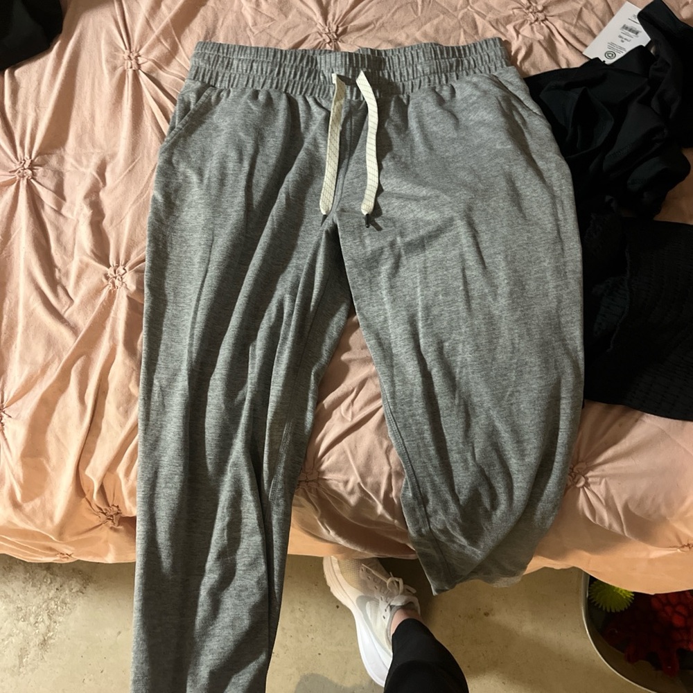 Womens Gray Jogger Pants